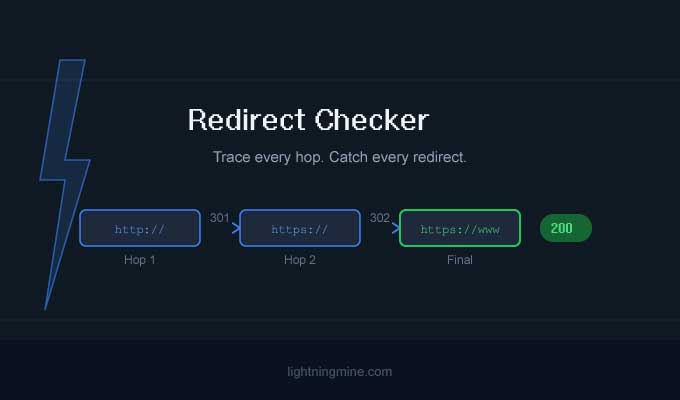 Redirect Checker Tool