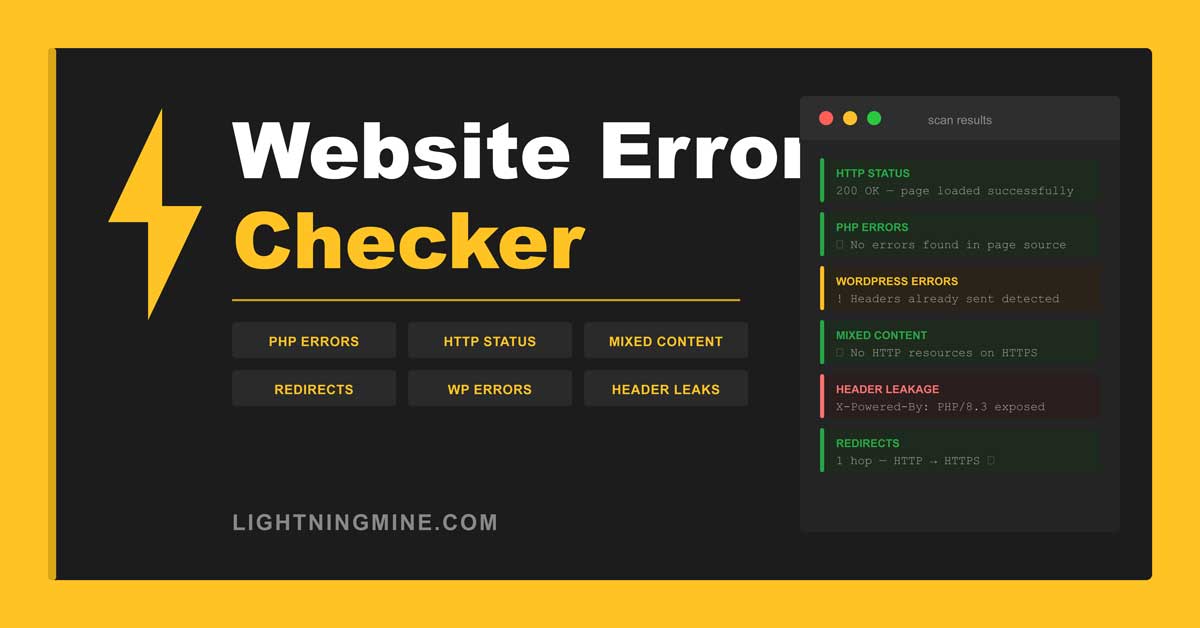 Redirect Checker Tool
