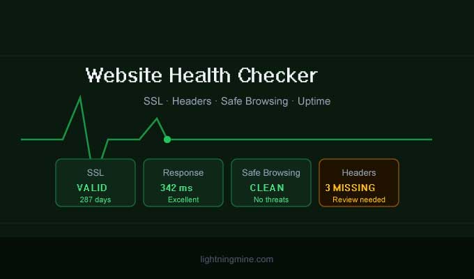 Website Health Checker